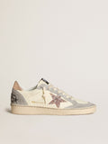 Ball Star en cuir nappa avec étoile à paillettes et contrefort lamé